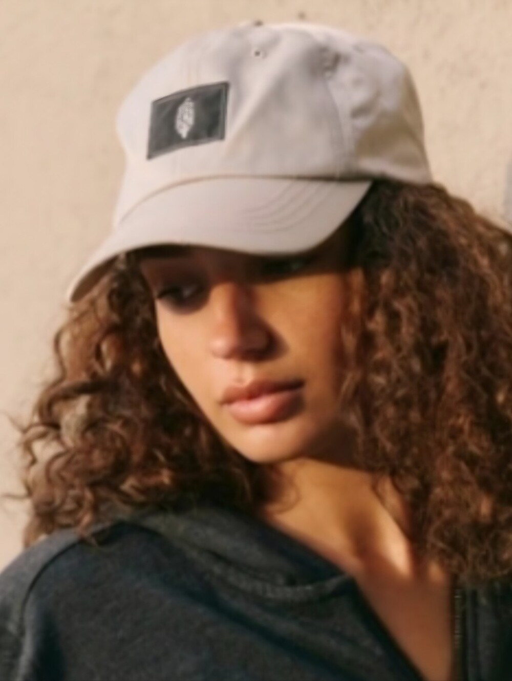 ✏️  NWT| FP Movement Silver Satin Fleur-De-Lis Baseball Hat